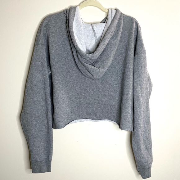 Wild Fable Crop Pullover Hoodie Drawstring - Picture 4 of 5